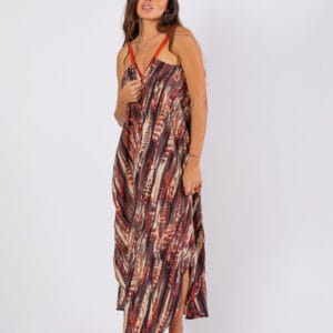Vestido Selva de Mar Rubí Naranja