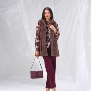 Amichi Chaleco Marrón